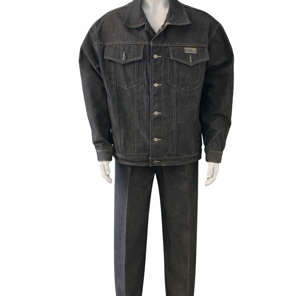 Mens Vintage COOGI Australia Denim Jacket & Jeans Set